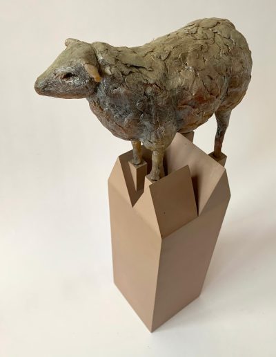 Clouds coming out of chimneys forming a sheep